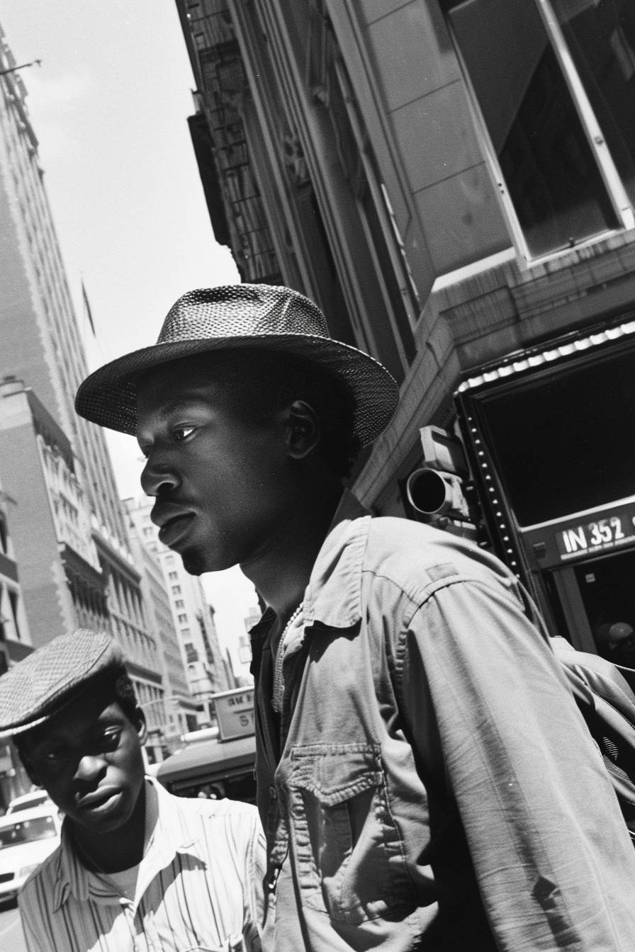 Black and White random Set of 4