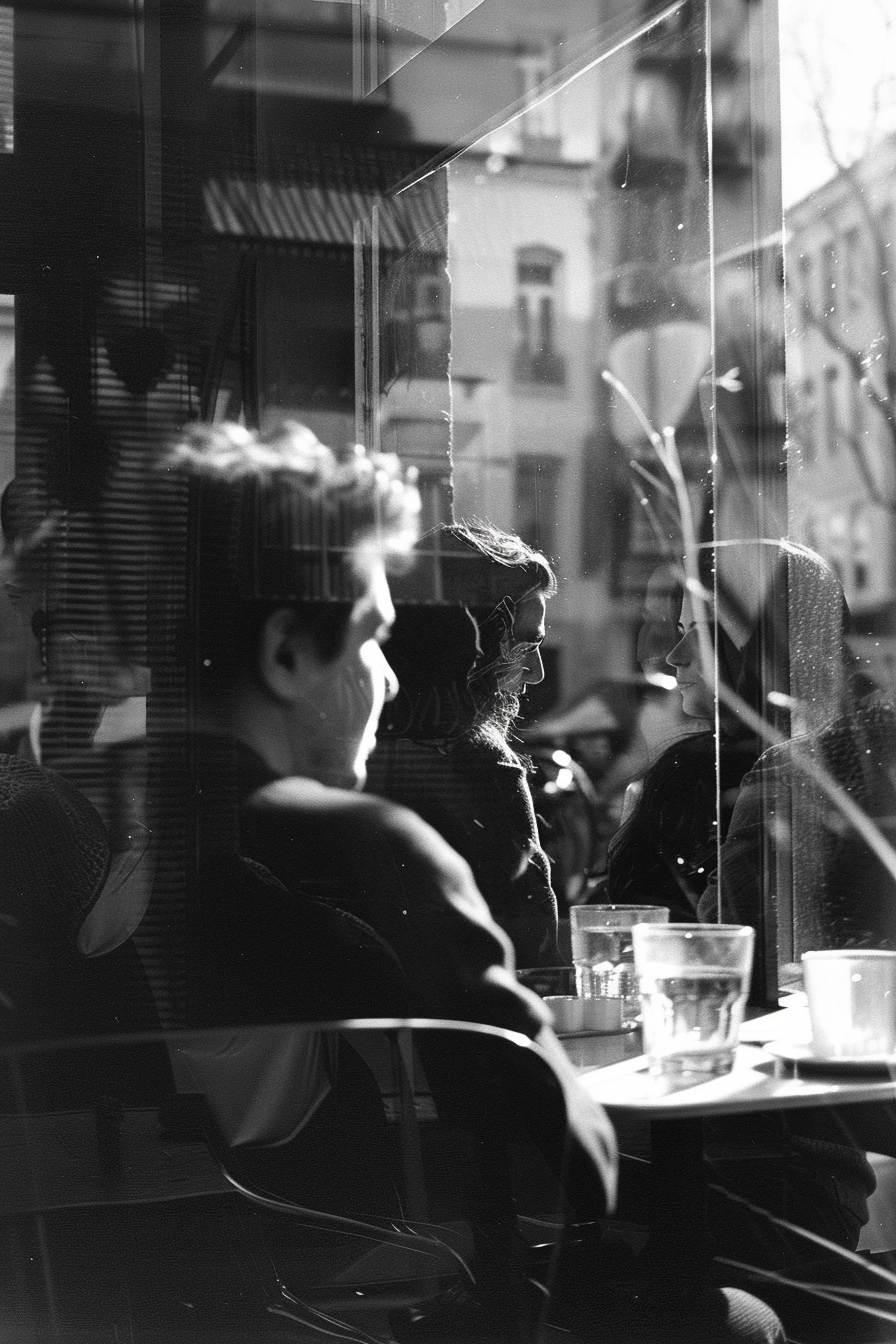 Black and White Window Set of 4