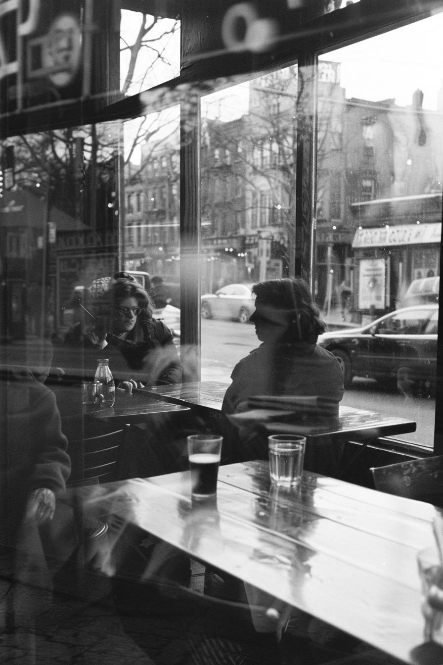 Black and White Window Set of 4