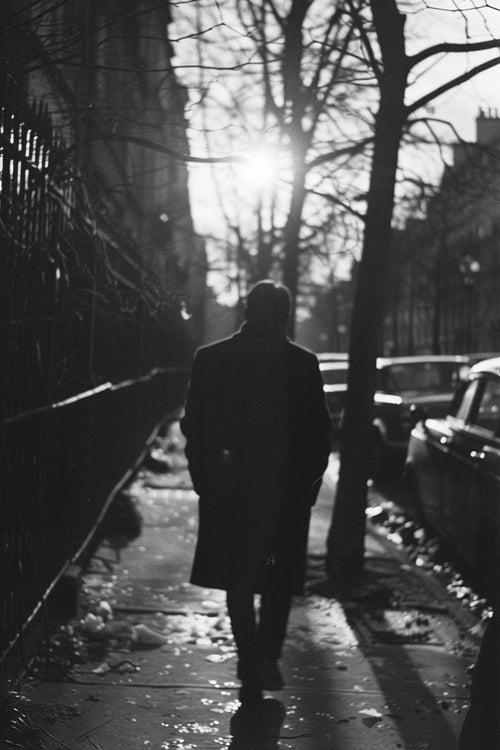 Black and White follow Set of 4