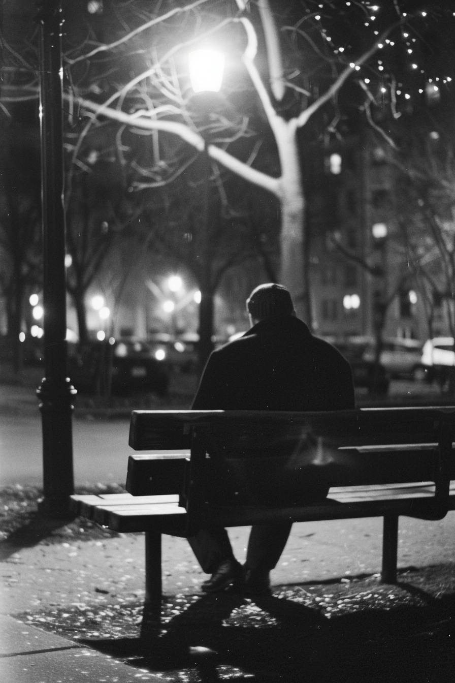 Black and White Park Set of 4