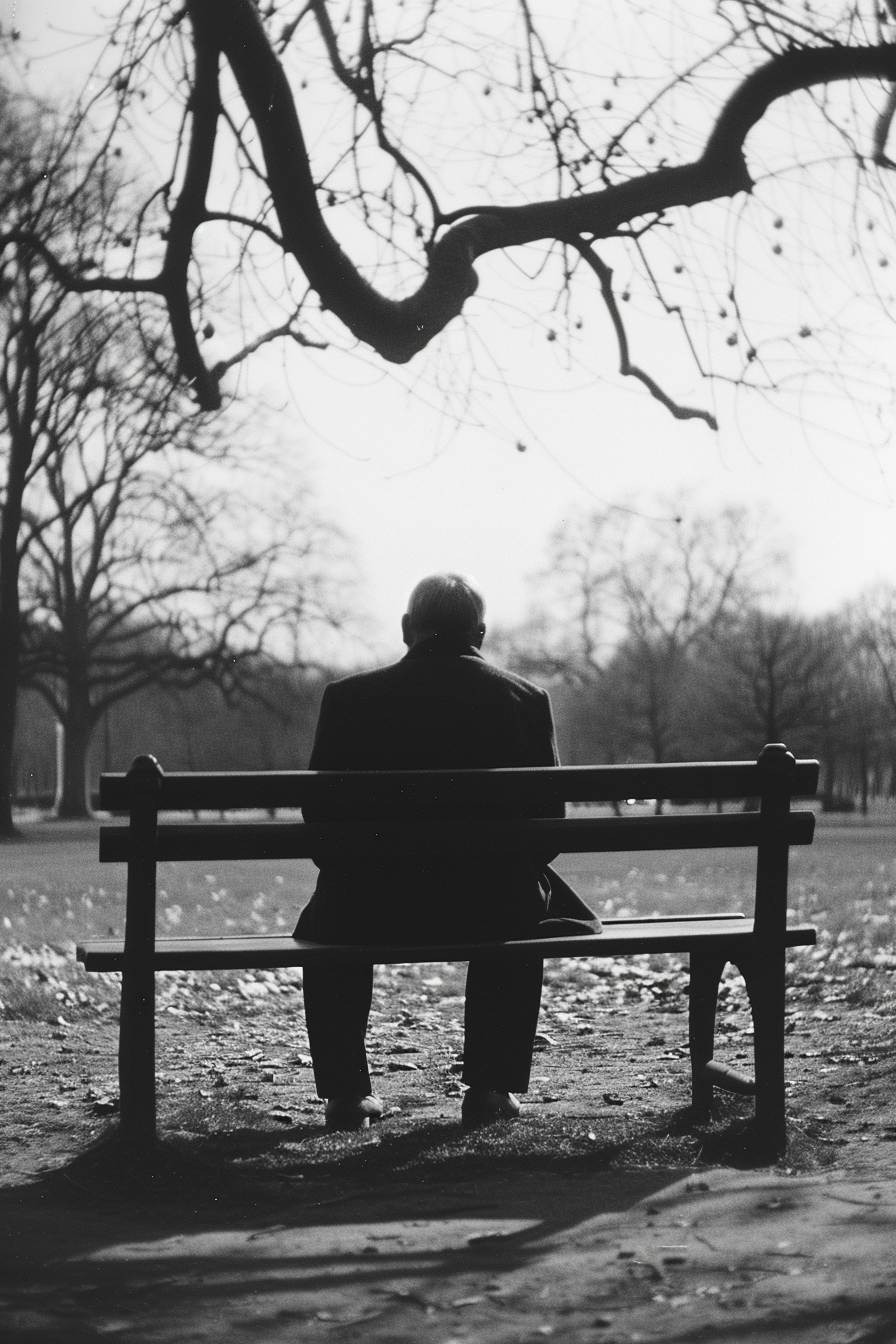 Black and White Park Set of 4